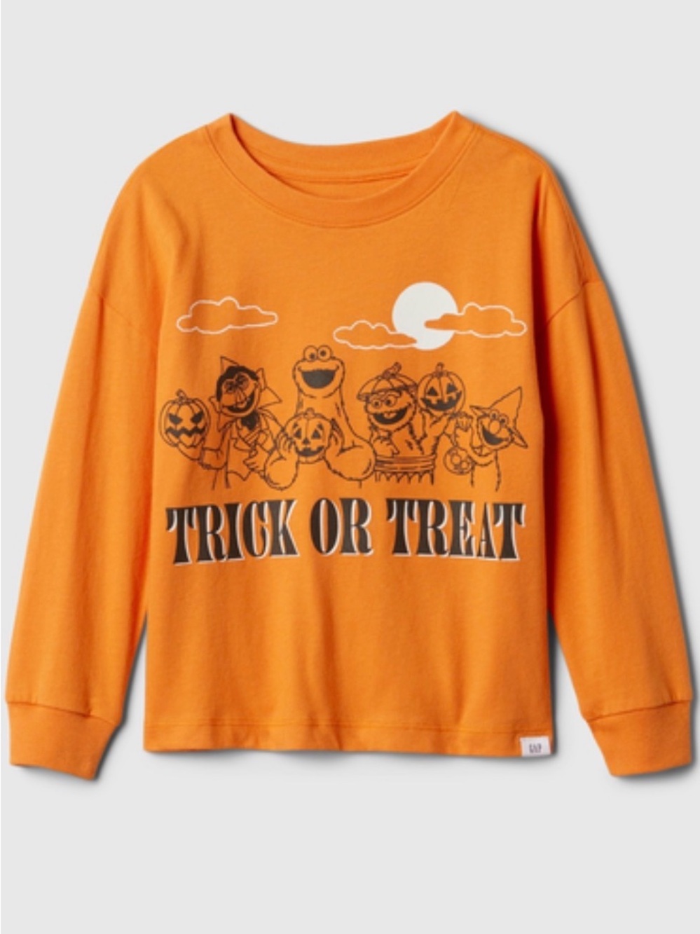 baby GAP Sesame Street Kids 4t Trick or Treat Long Sleeve T-Shirt Halloween